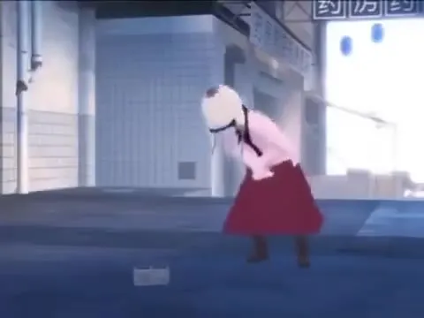 Lain Collapses on the Street