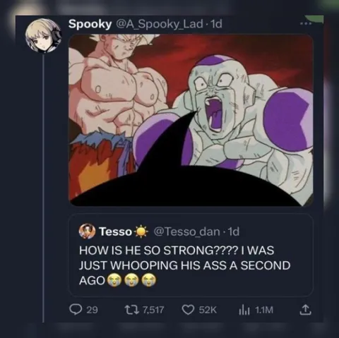 Frieza Realizes He Is Outmatched