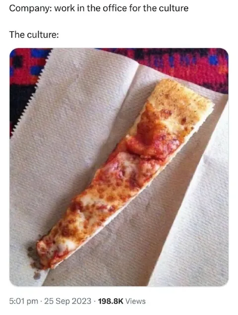 Company Culture Pizza Slice