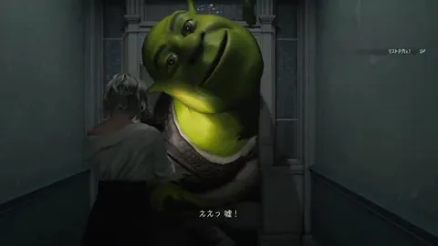 グレースを追いかけるシュレック