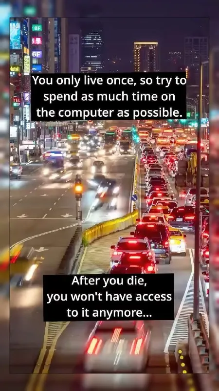 You Only Live Once Computer Meme