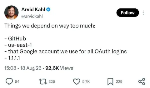 Things We Depend On Too Much
