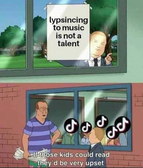 Lip-syncing is not a talent