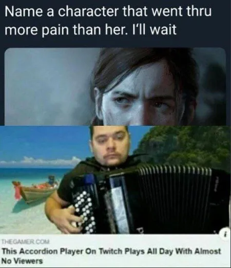 Accordion Player Has No Viewers