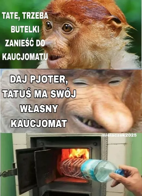 Tatuś ma własny kaucjomat