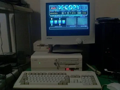 Retro Computer Copying Disks