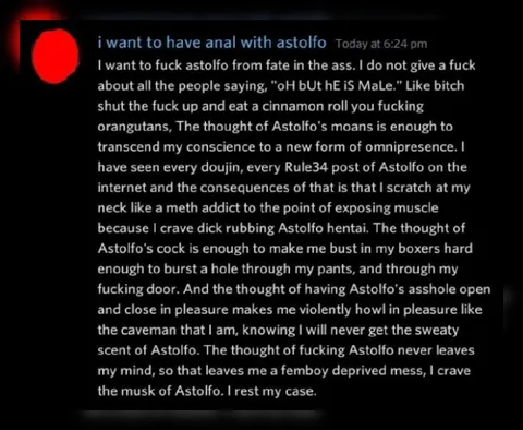 Astolfo Lust Rant