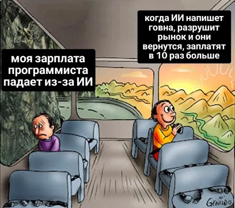 Зарплата программиста падает из-за ИИ