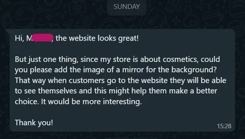 Please Add a Mirror Background