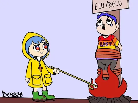 Лючи сжигает LGBT-мальчика