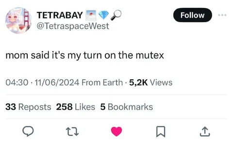 My Turn on the Mutex