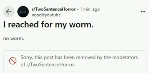 The Removed Worm Horror
