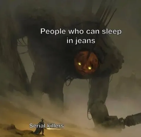 People Who Sleep in Jeans