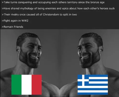 Italy Greece Eternal Rivalry