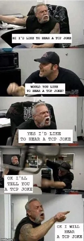 TCP Joke Conversation