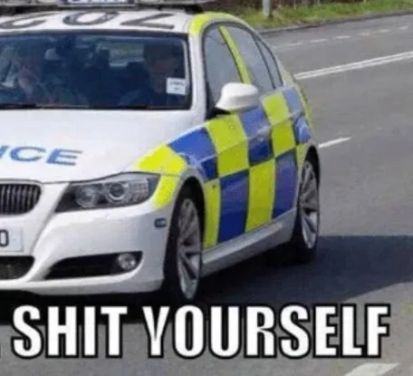 Shit Yourself Police Car