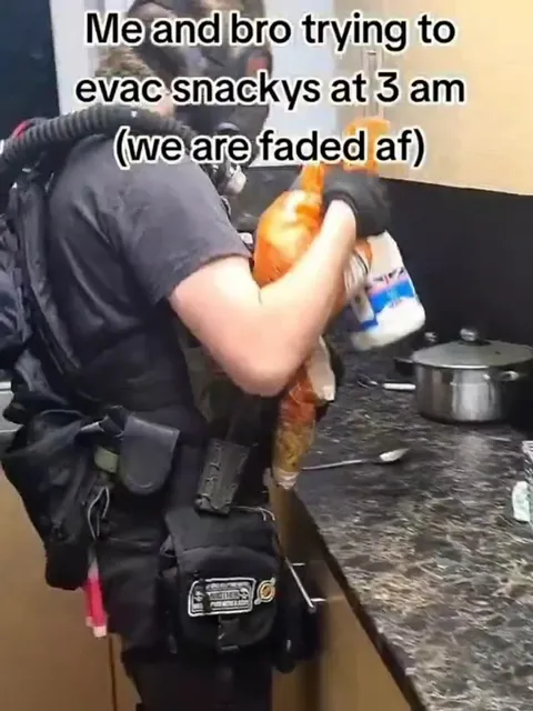 Tactical Snack Raid at 3 AM