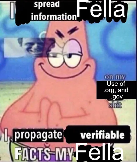 Patrick Star Spreads Verifiable Facts