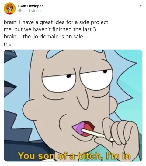 Side Project Domain Is on Sale
