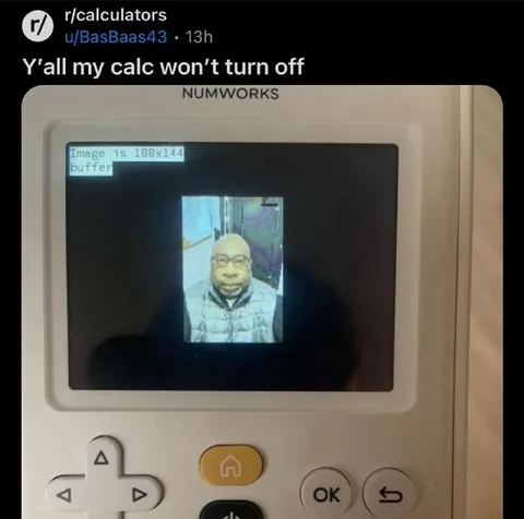 Calculator Won’t Turn Off