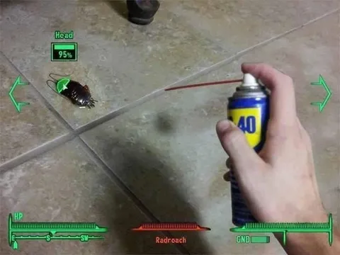 Fallout Radroach Battle
