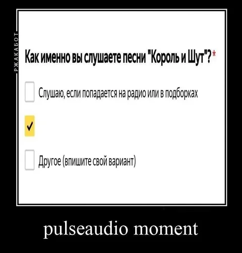 Как слушают Короля и Шута