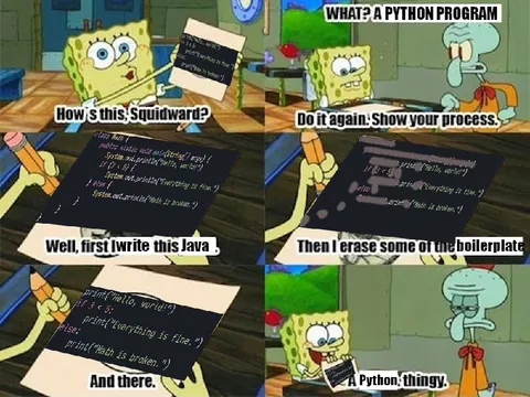 Java Boilerplate to Python