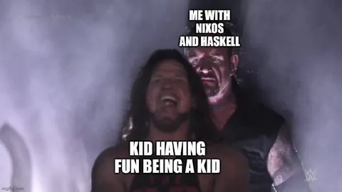 Me With NixOS and Haskell