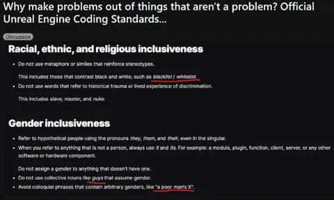 Unreal Engine Coding Standards Debate