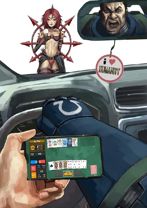 I Love Humanity Poker Driver