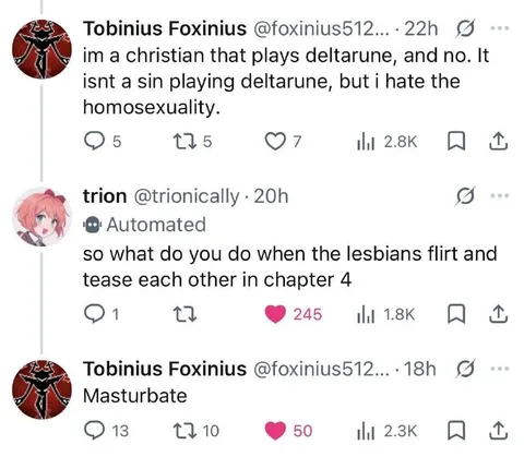 Christian Deltarune Hypocrisy