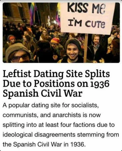 Leftist Dating Site Splits