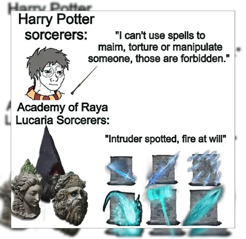 Harry Potter vs Raya Lucaria