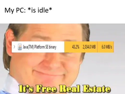 Java Uses Free Real Estate