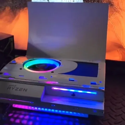 Светящийся компьютер Ryzen