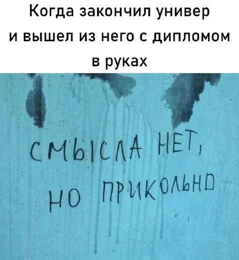 Диплом есть, смысла нет