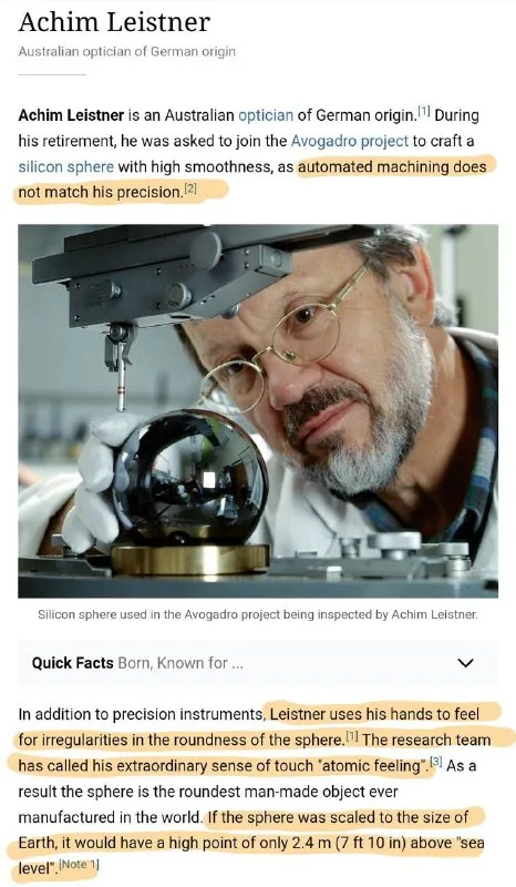 The World’s Roundest Sphere