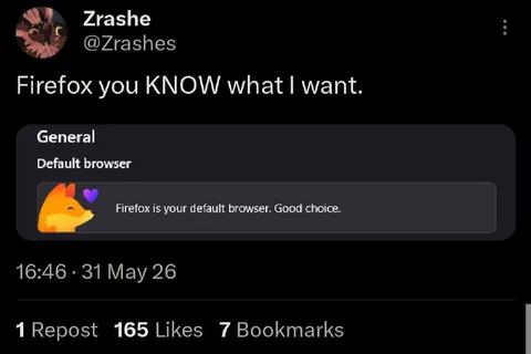 Firefox Knows What I Want