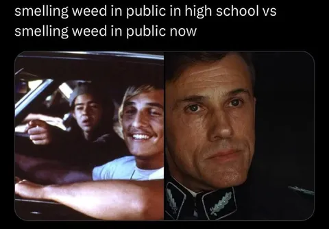 Smelling Weed Then vs Now