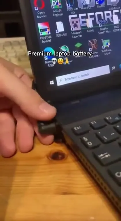Premium Laptop Battery Speedrun