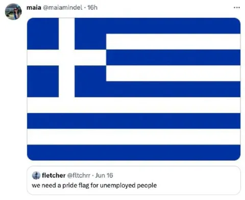 Pride Flag for Unemployed People