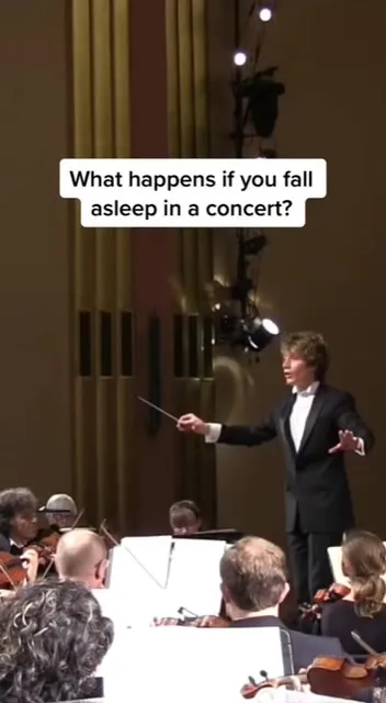 When You Fall Asleep at a Concert