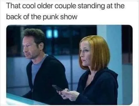 Older Couple at the Punk Show
