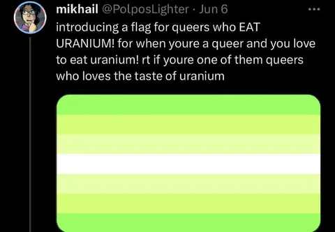 Uranium Eater Queer Flag