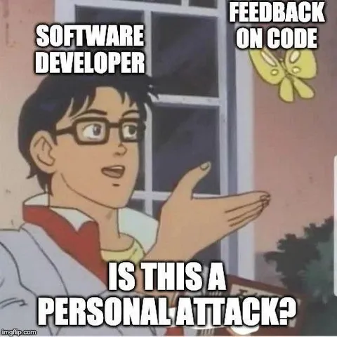 Software Developer Takes Feedback Personally