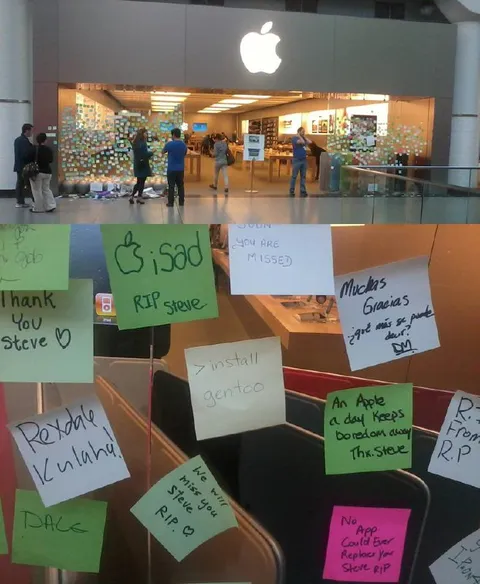 Apple Store Steve Jobs Memorial