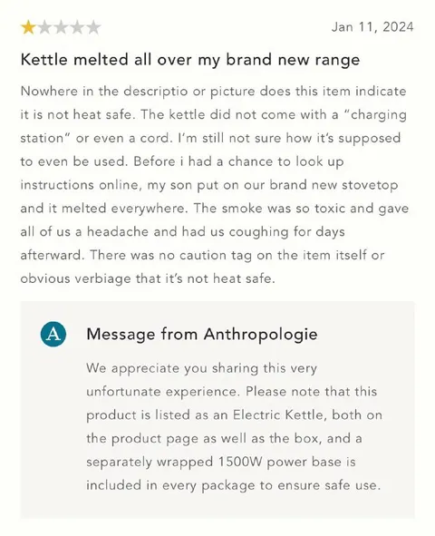Melted Electric Kettle Review