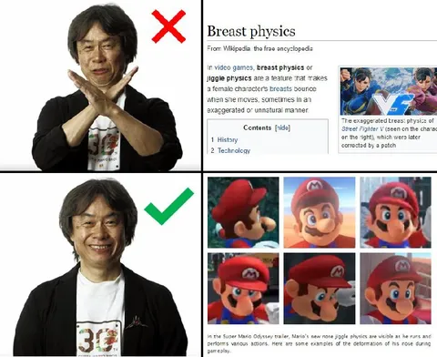 Miyamoto Rejects Breast Physics