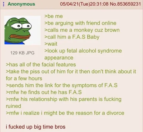 Fetal Alcohol Syndrome Pepe