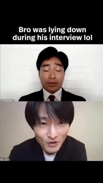 Lying Down During the Interview